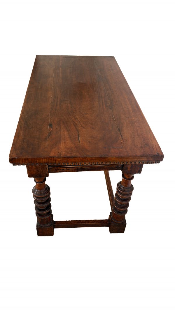 18th century walnut side table - Italy - Image 4